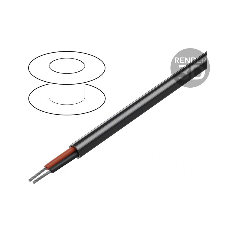 Cablu Neecranat 1x2x18AWG Cu PVC Crom 305m | Electronic-mag.ro | Componente Electronice