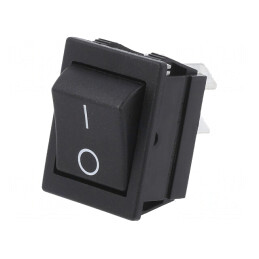 Rocker Switch DP4T OFF-ON 16A/250V