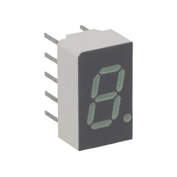 Afișaj LED 7 Segmente Verde 7,62mm | Electronic-mag.ro | Componente Electronice