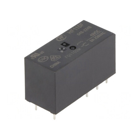 Releu Electromagnetic DPDT 48VDC 8A PCB | Electronic-mag.ro | Componente Electronice
