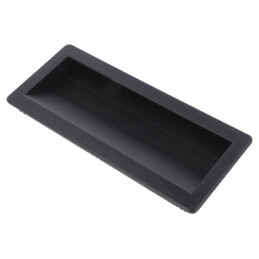 Suport termoplast negru 78,5x186x22mm | Electronic-mag.ro | Componente Electronice