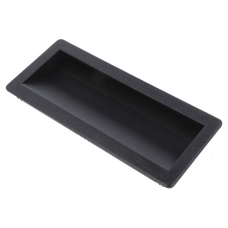 Suport termoplast negru 78,5x186x22mm | Electronic-mag.ro | Componente Electronice