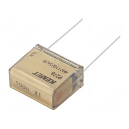Condensator de Hârtie X1 100nF 480VAC THT 22,5mm | Electronic-mag.ro | Componente Electronice