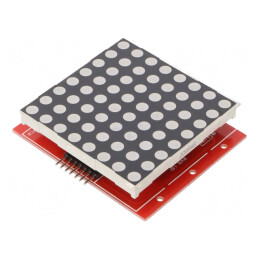 Afișaj LED Matrice 8x8 5V 74HC595 | Electronic-mag.ro | Componente Electronice