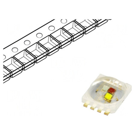 LED Putere RGB 5W 140° 52lm | Electronic-mag.ro | Componente Electronice