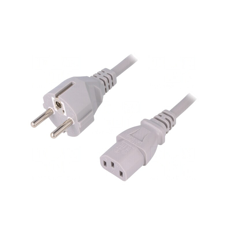 Cablu Alimentare 3x1mm2 IEC C13 1,5m Gri | Electronic-mag.ro | Componente Electronice Cablu Alimentare 3x1mm2 IEC C13 1,5m Gri | Electronic-mag.ro | Componente Electronice