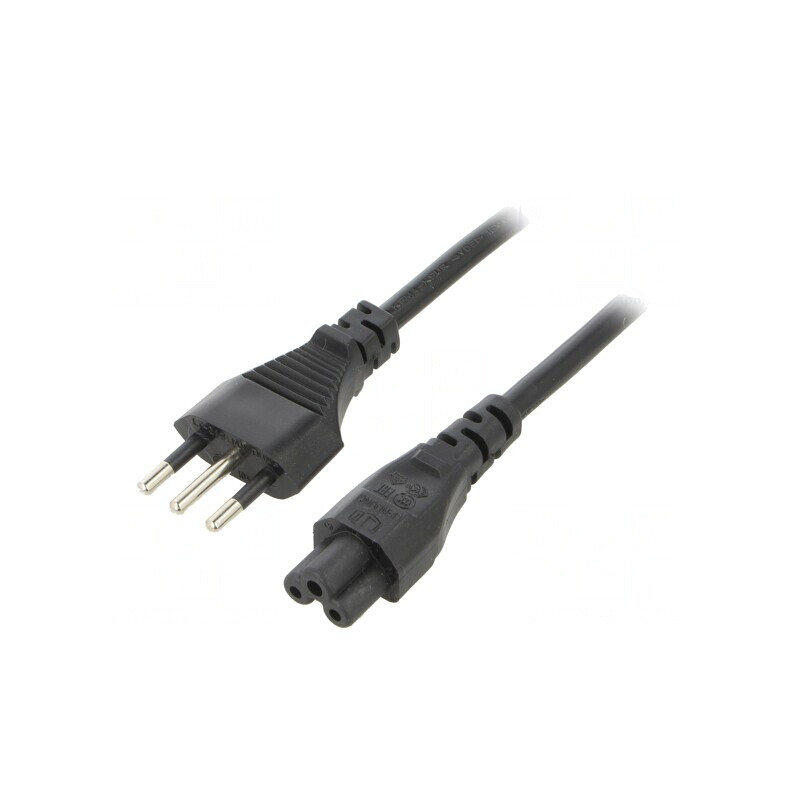 Cablu Alimentare 3x0,75mm2 IEC C5 PVC 1,8m 10A | Electronic-mag.ro | Componente Electronice Cablu Alimentare 3x0,75mm2 IEC C5 PVC 1,8m 10A | Electronic-mag.ro | Componente Electronice