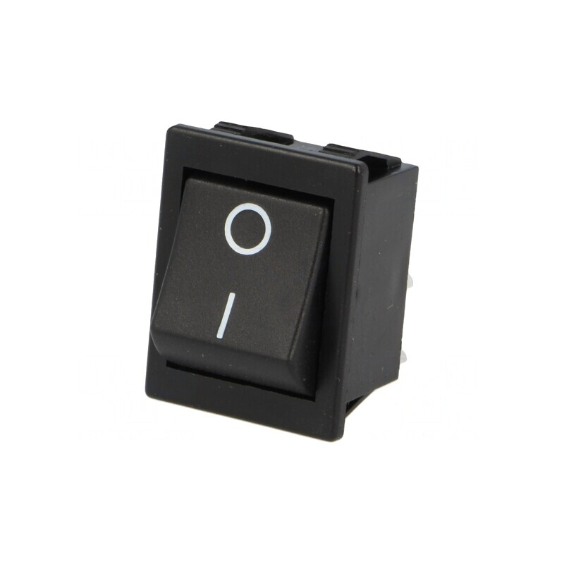 Comutator Rocker DPST ON-OFF 16A/250V Negru | Electronic-mag.ro | Componente Electronice