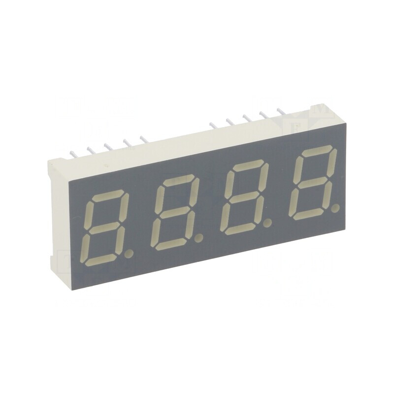 Display LED 7 Segmente 10mm 4 Cifre Roșu | Electronic-mag.ro | Componente Electronice Display LED 7 Segmente 10mm 4 Cifre Roșu | Electronic-mag.ro | Componente Electronice