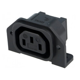 Soclu Mamă Alimentare AC 10A 250V IEC 60320 | Electronic-mag.ro | Componente Electronice