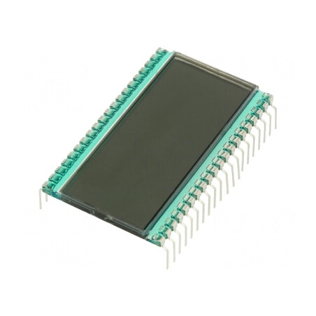 Afișaj LCD cu 7 Segmente, 4.5 Digiti, STN Pozitiv, -20÷70°C | Electronic-mag.ro | Componente Electronice