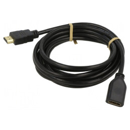Cablu HDMI HDCP 2.2 3m Negru | Electronic-mag.ro | Componente Electronice