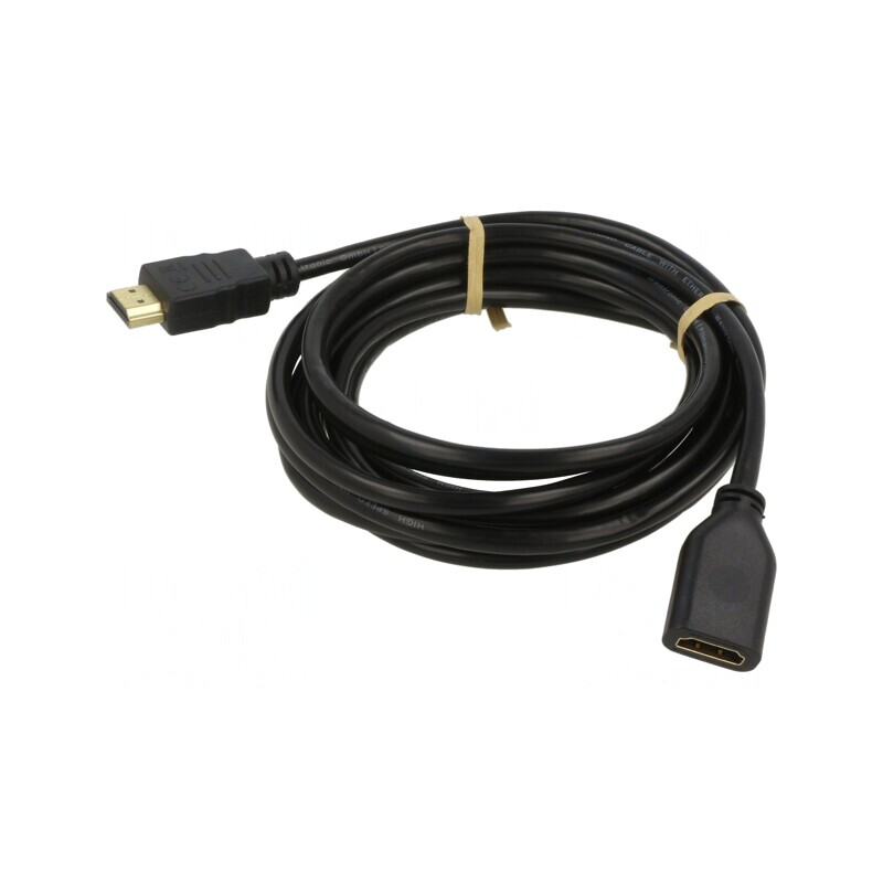 Cablu HDMI HDCP 2.2 3m Negru | Electronic-mag.ro | Componente Electronice