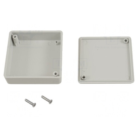 Carcasă Universală ABS Gri 60x60x20mm | Electronic-mag.ro | Componente Electronice