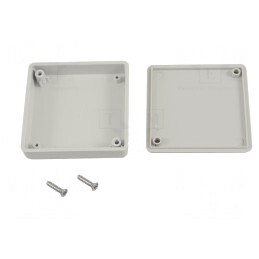 Carcasă universală gri 60x60x15mm 1551 MINI ABS | Electronic-mag.ro | Componente Electronice