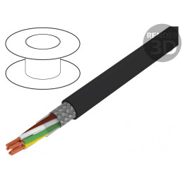 Cablu Ecranat Li-2YCYv 3x2x0,34mm2 Cupru Cositorit | Electronic-mag.ro | Componente Electronice