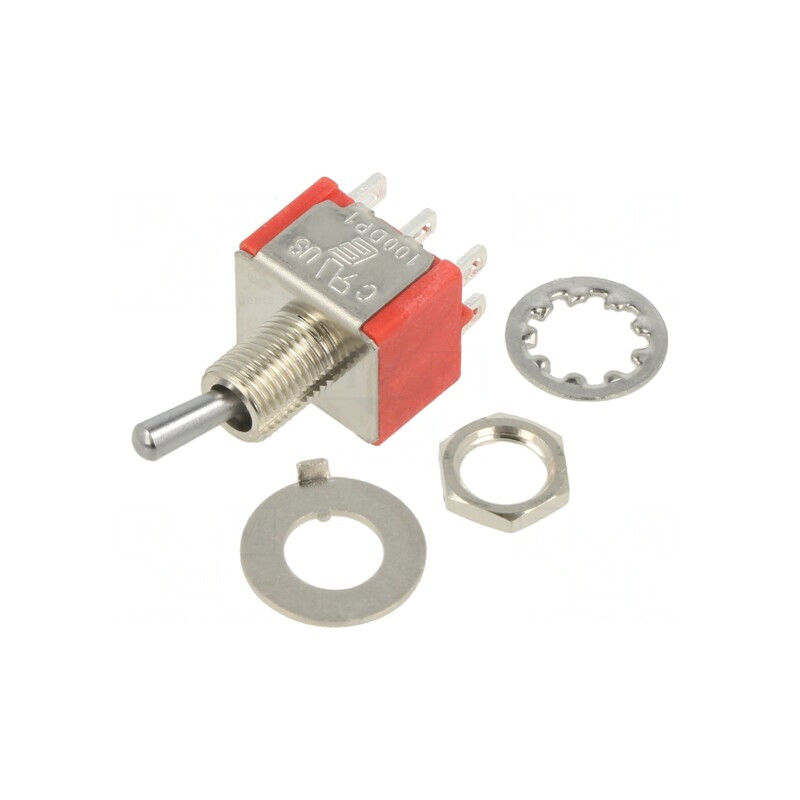 Comutator Basculant DPDT ON-ON 2A/250VAC 5A/28VDC | Electronic-mag.ro | Componente Electronice