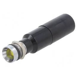 Lampă LED galbenă 230V Ø8mm | Electronic-mag.ro | Componente Electronice