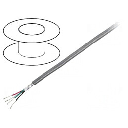 Cablu RS232 8x24AWG Ecranat PVC
