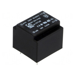 Transformator încapsulat 0,5VA 230V 18V PCB | Electronic-mag.ro | Componente Electronice