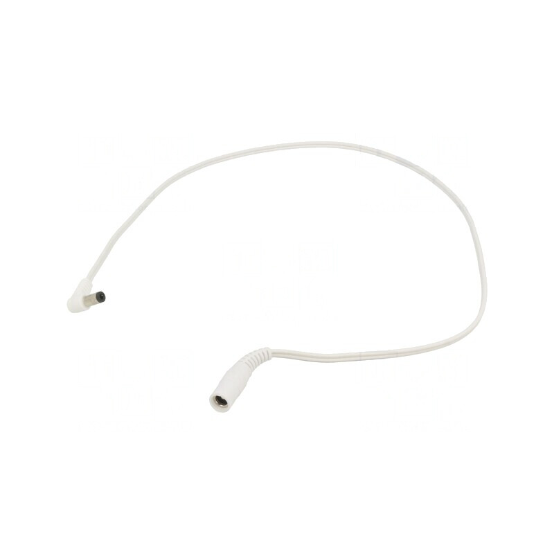 Cablu DC 5,5/2,1 Soclu la DC 5,5/2,5 Mufă În Unghi Alb 2x0,5mm2 | Electronic-mag.ro | Componente Electronice Cablu DC 5,5/2,1 Soclu la DC 5,5/2,5 Mufă În Unghi Alb 2x0,5mm2 | Electronic-mag.ro | Componente Electronice