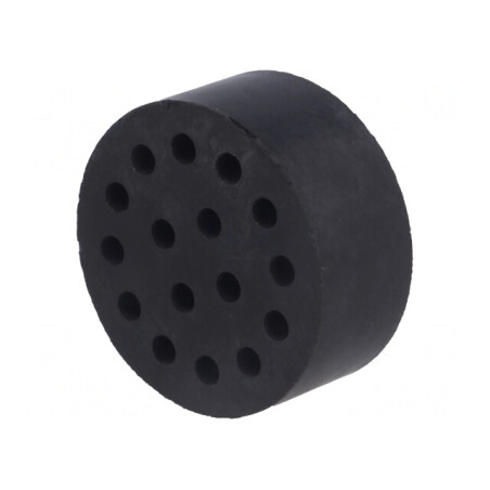 Insert Ppresetupă 6mm Cauciuc NBR 16 Orificii | Electronic-mag.ro | Componente Electronice