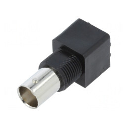 Conector BNC Negru 75 Ohmi pentru PCB | Electronic-mag.ro | Componente Electronice