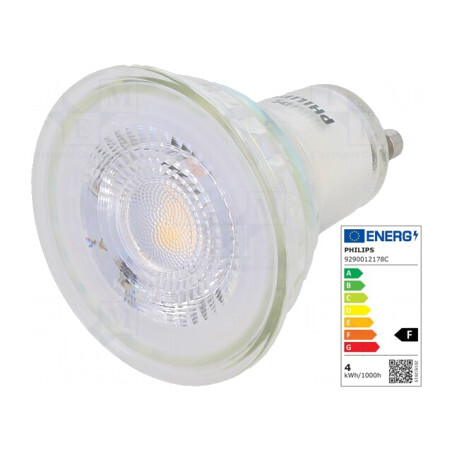 Lampă LED GU10 3,5W 2700K 255lm Alb Cald | Electronic-mag.ro | Componente Electronice