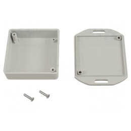 Carcasă Universală cu Lame de Fixare 60x60x20mm | Electronic-mag.ro | Componente Electronice