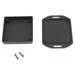 Carcasă Universală 60x60x15mm cu Lame de Fixare | Electronic-mag.ro | Componente Electronice