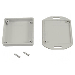 Carcasă Universală 60x60x15mm cu Lame de Fixare | Electronic-mag.ro | Componente Electronice
