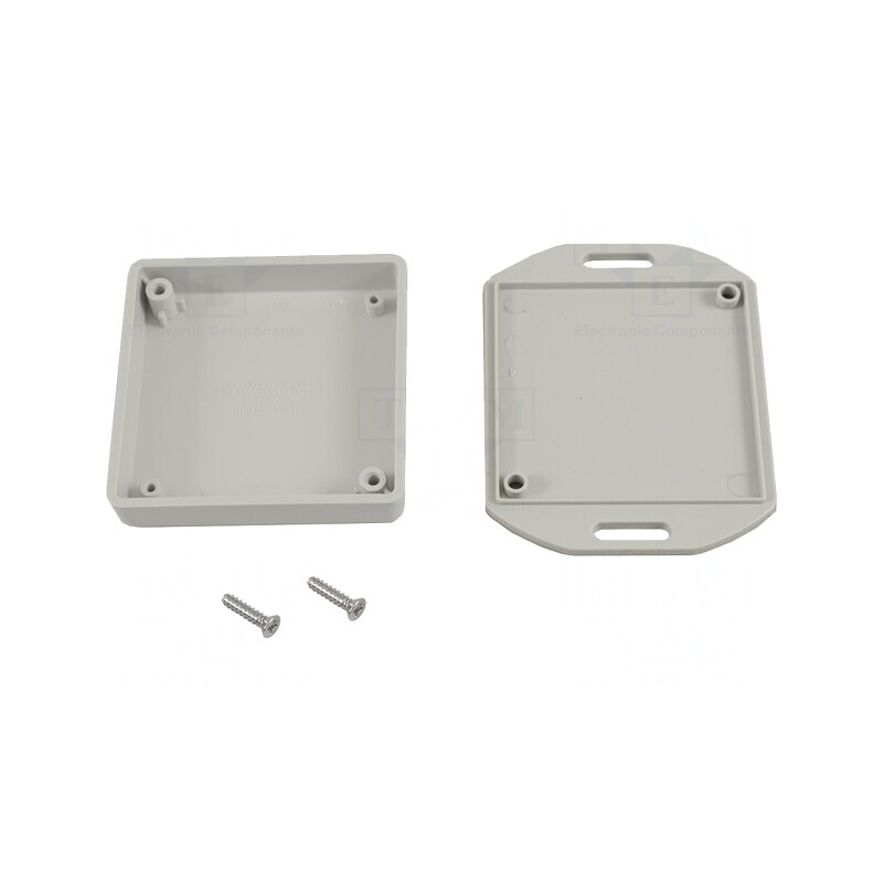 Carcasă Universală 60x60x15mm cu Lame de Fixare | Electronic-mag.ro | Componente Electronice