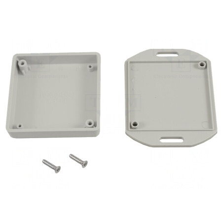 Carcasă Universală 60x60x15mm cu Lame de Fixare | Electronic-mag.ro | Componente Electronice