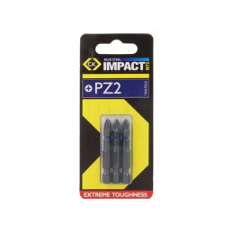 Capăt Șurubelniță Pozidriv PZ2 50mm Set 3 Bucăți | Electronic-mag.ro | Componente Electronice
