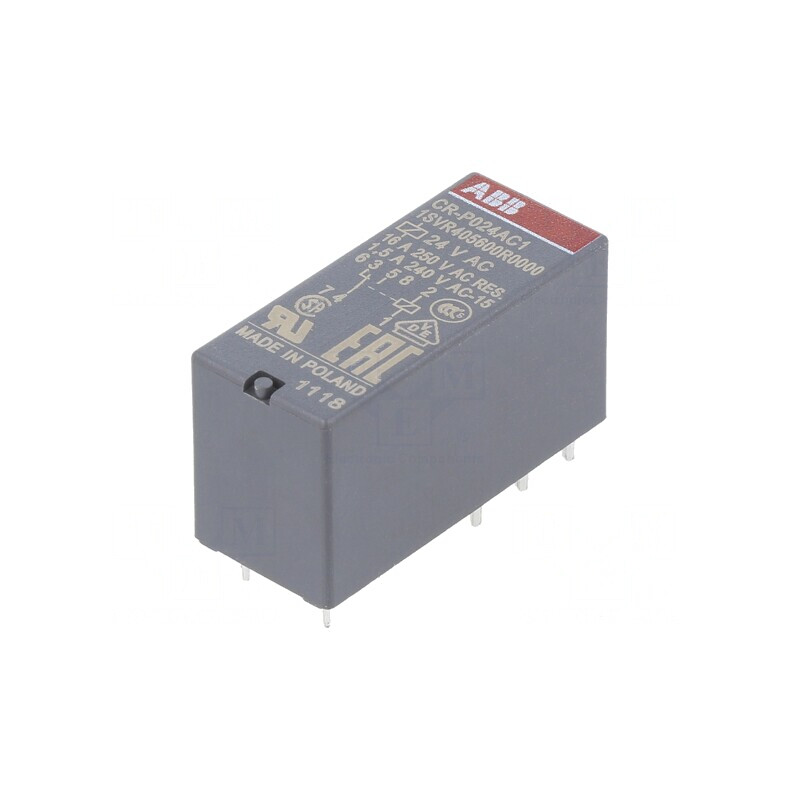 Releu Electromagnetic SPDT 24VAC 16A PCB | Electronic-mag.ro | Componente Electronice