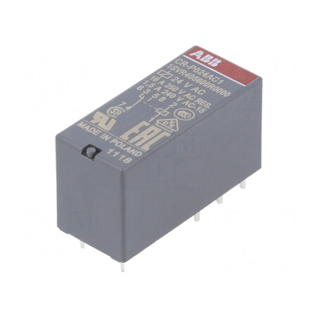 Releu Electromagnetic SPDT 24VAC 16A PCB | Electronic-mag.ro | Componente Electronice