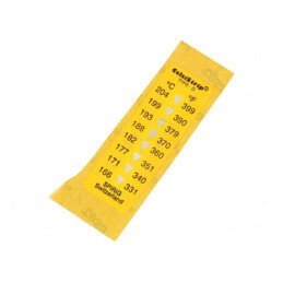 Indicator de temperatură; °C,°F; 15x45mm; CelsiStrip