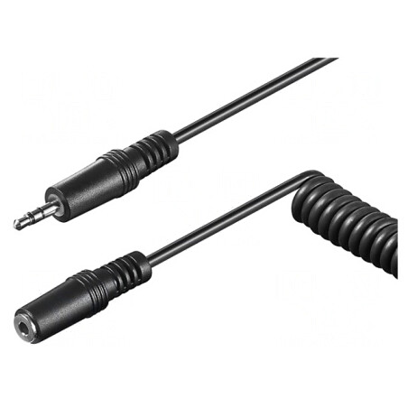 Cablu Audio Jack 3,5mm 5m Negru PVC | Electronic-mag.ro | Componente Electronice