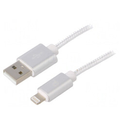 Cablu USB 2.0 Lightning Apple 1,8m | Electronic-mag.ro | Componente Electronice