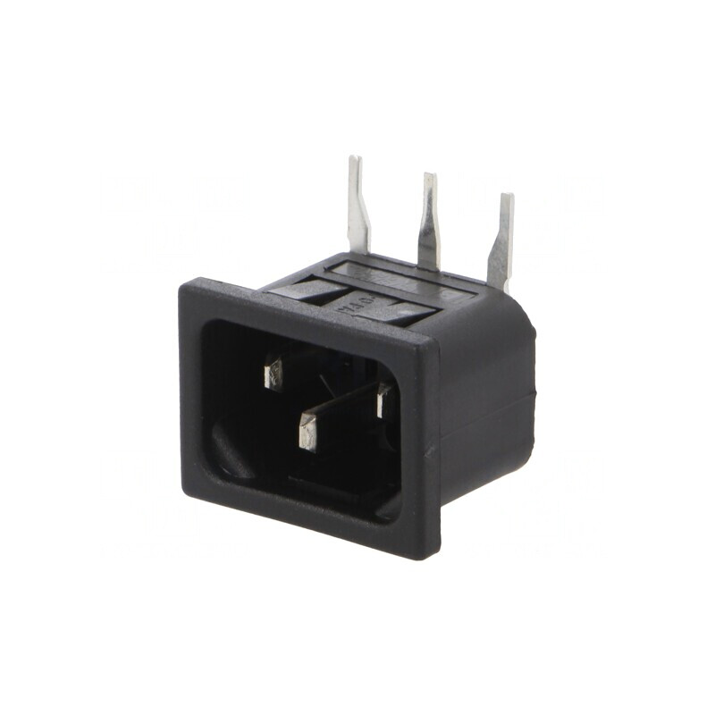 Conector Alimentare AC IEC 60320 10A 250V | Electronic-mag.ro | Componente Electronice