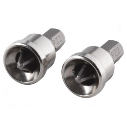 Capăt de șurubelniță Pozidriv PZ2 25mm 2 buc. | Electronic-mag.ro | Componente Electronice
