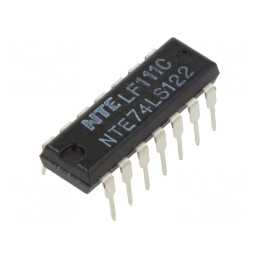 IC: digital; monostabil,multivibrator; Ch: 1; TTL; THT; DIP14