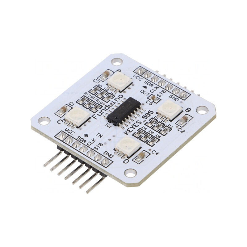 Modul LED RGB 5050 cu 4 diode pentru Arduino | Electronic-mag.ro | Componente Electronice
