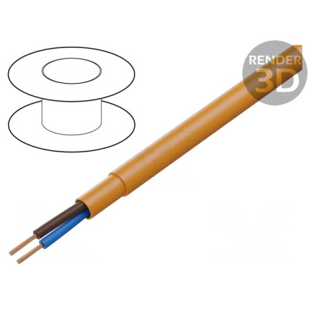 Cablu neecranat 2x1.5mm2 300/500V Cu litat | Electronic-mag.ro | Componente Electronice