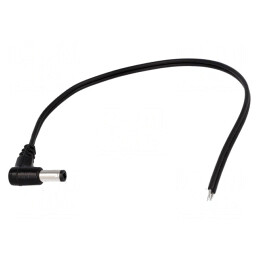 Cablu Alimentare DC 5,5/2,5 Negru 3m | Electronic-mag.ro | Componente Electronice