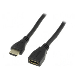 Cablu HDMI 1.4 2m Negru | Electronic-mag.ro | Componente Electronice