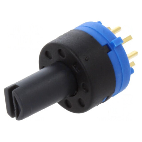 Comutator Rotativ 45° 0,2A 48VDC THT | Electronic-mag.ro | Componente Electronice