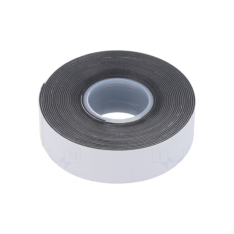 Bandă Autoamalgamantă Neagră 19mm x 3,5m x 0,75mm | Electronic-mag.ro | Componente Electronice