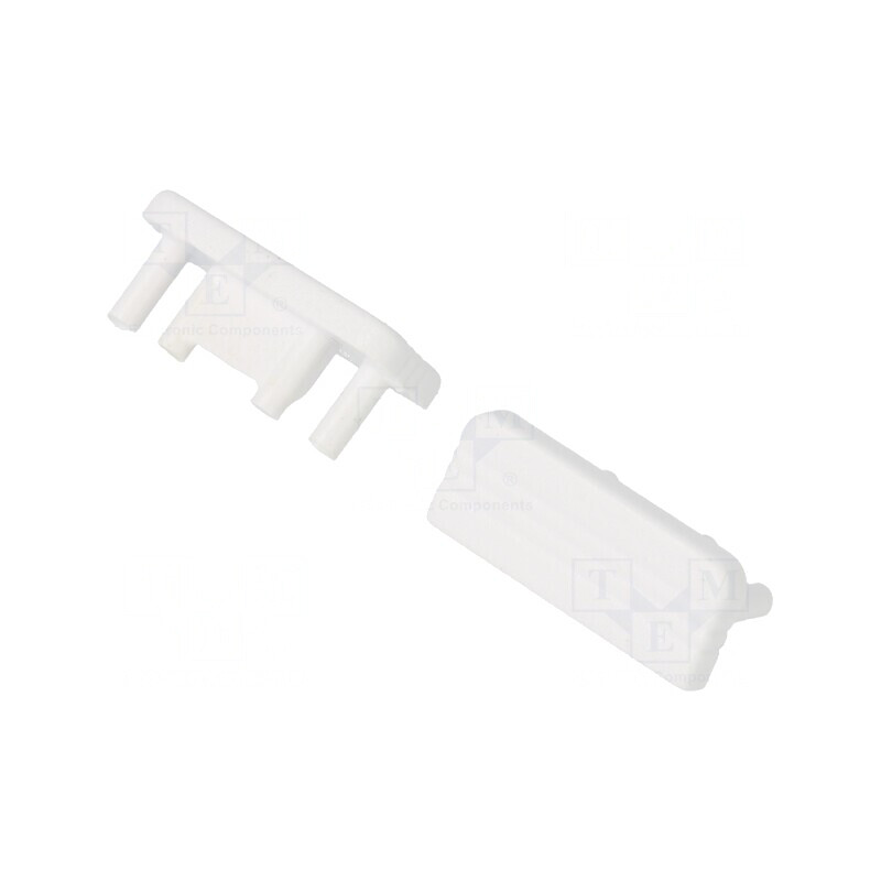 Obturator Alb pentru Profil LED 20buc | Electronic-mag.ro | Componente Electronice