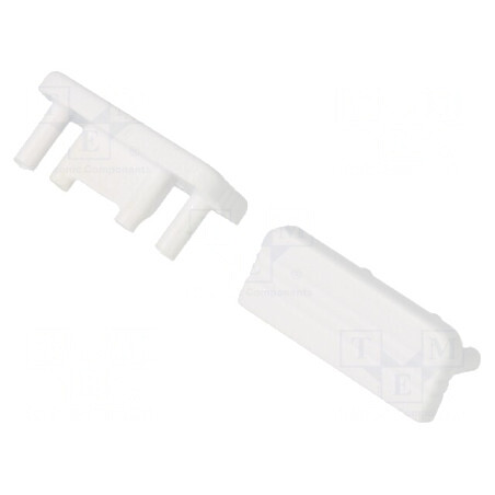 Obturator Alb pentru Profil LED 20buc | Electronic-mag.ro | Componente Electronice